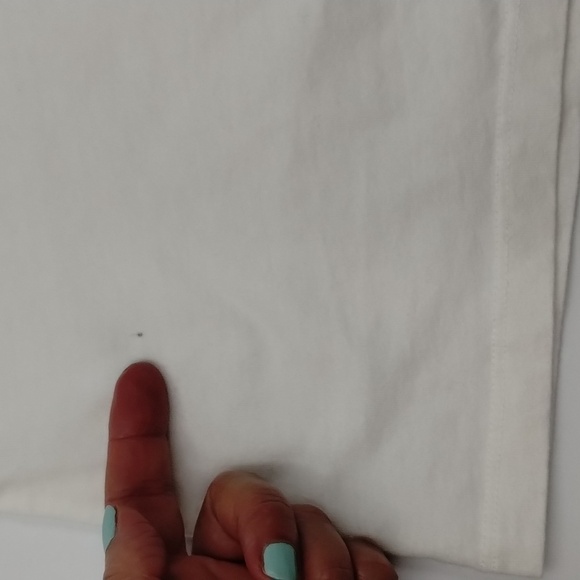 Zara Tee 'Always Flying Around' Tee Size 10 White Jersey Style Short Sleeve … - Picture 10 of 10